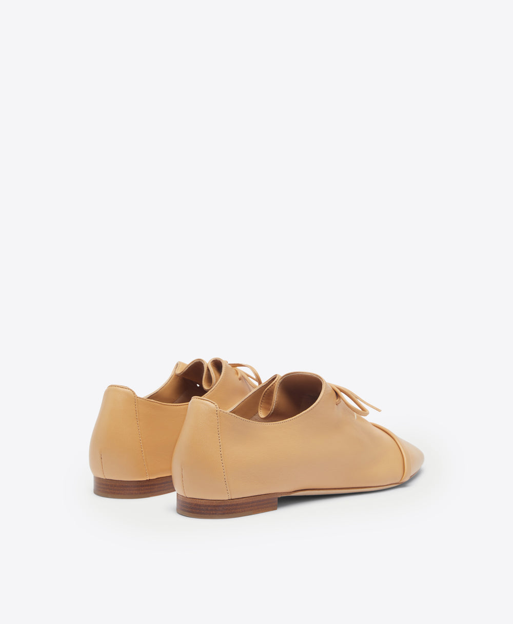 Malone Souliers Jean Sepia Leather Flat Loafers